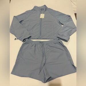 Active USA Light Blue Athletic Shorts